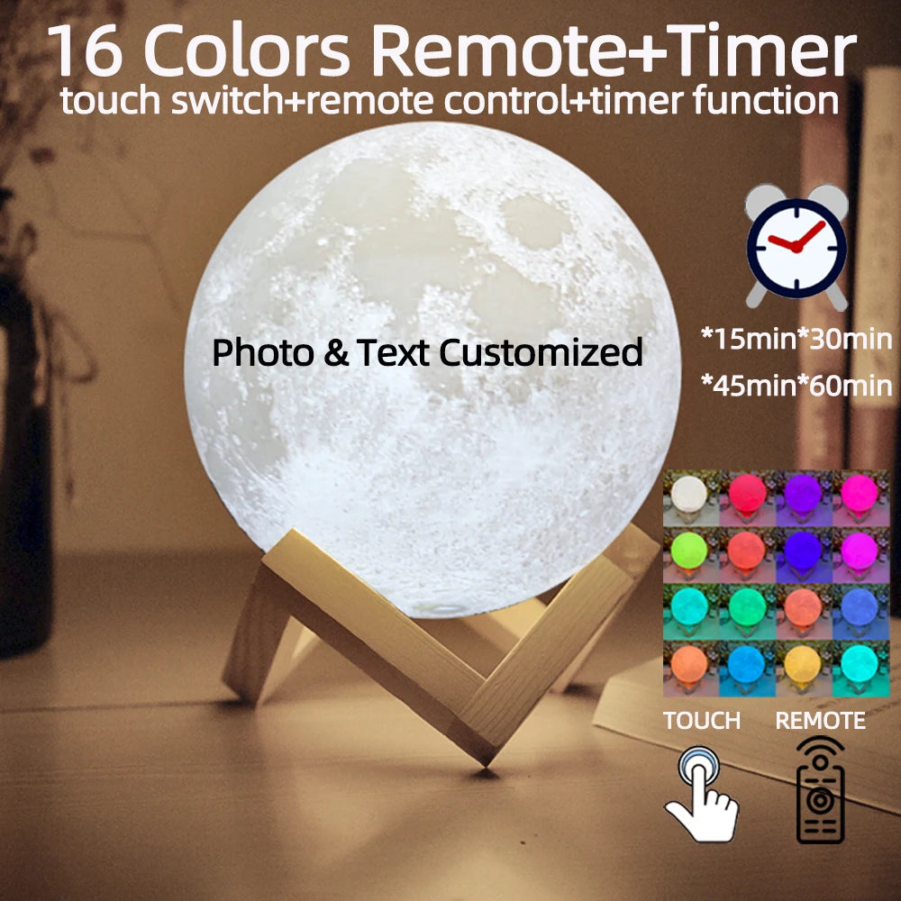 Anime Moon Personalized Lamp