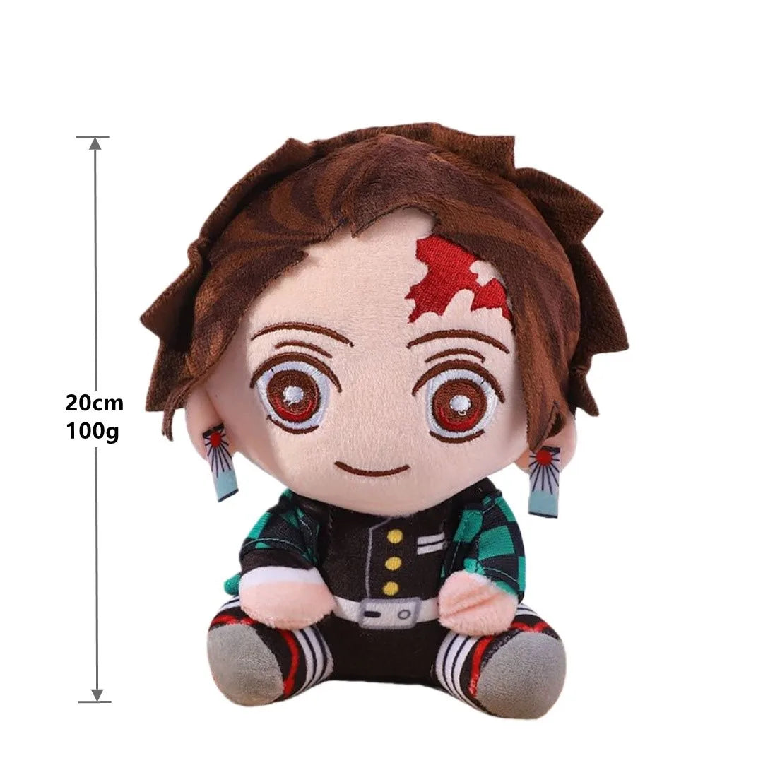 Demon Slayer Anime Stuffed Toy Cute Dolsl Demon Slayer Manga Doll Kimetsu No Yaiba Tanjirou Nezuko Children's Gift Decor