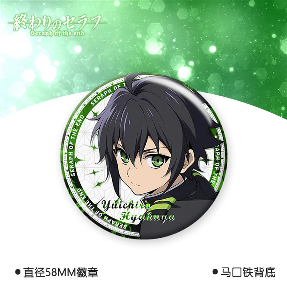 Seraph Of The End Yuichiro Mikaela Badge Pin