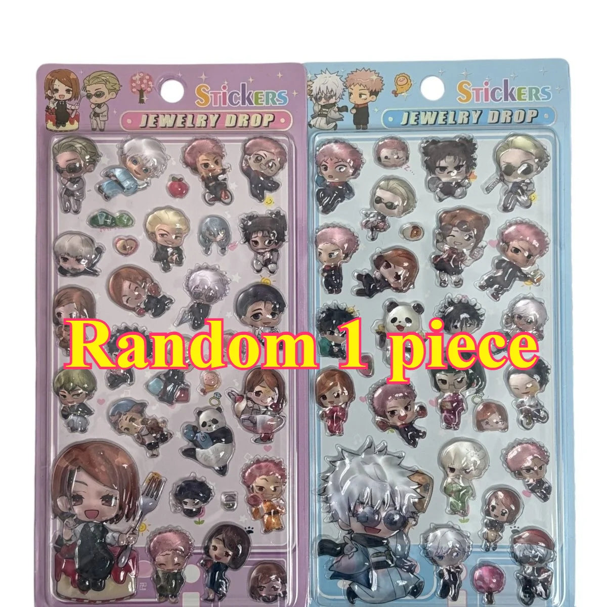 Jujutsu Kaisen Q Epoxy Stickers