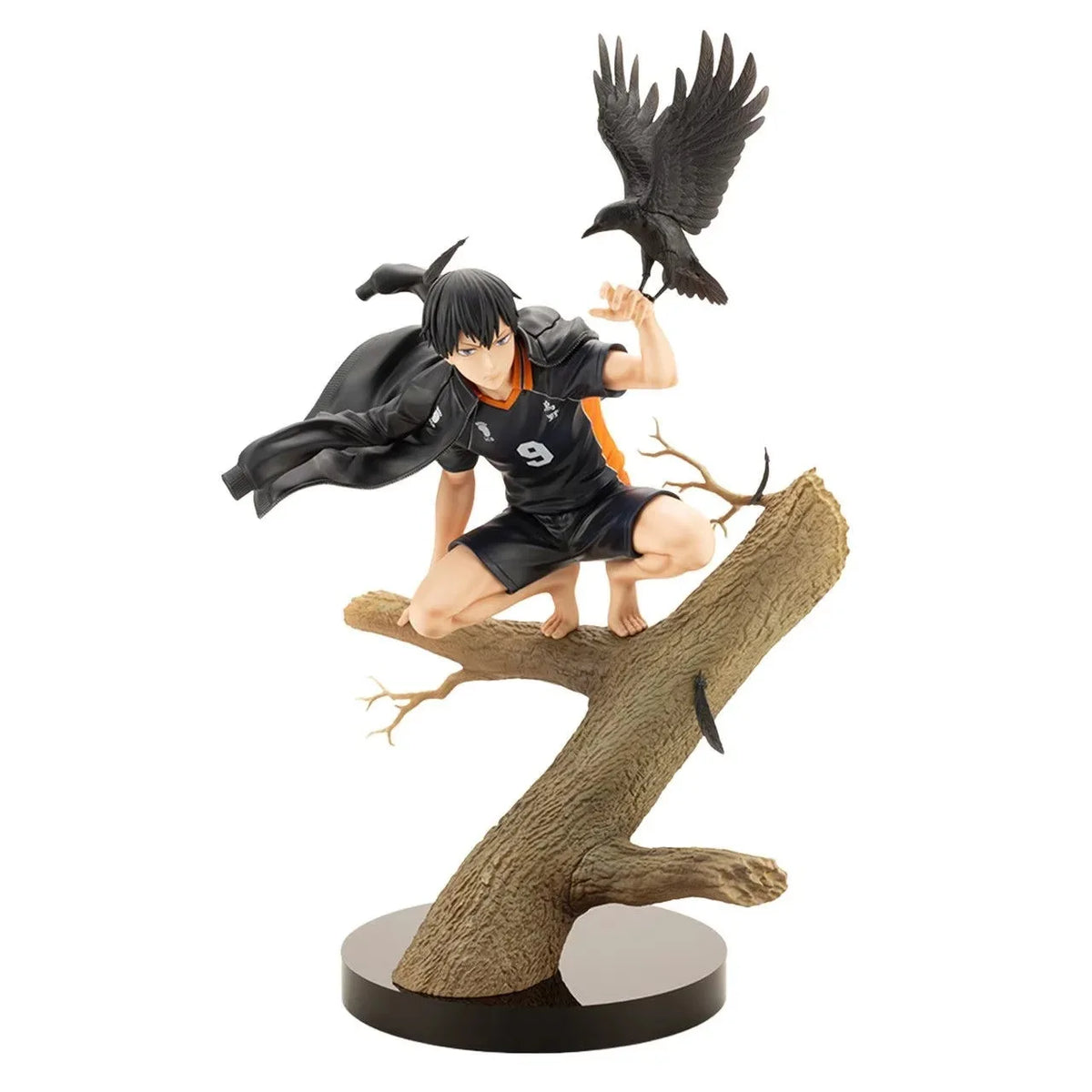 New Haikyuu Gk 20cm Hinata Shoyo Tobio Kageyama Crow Stump Statue Model Cool Desktop Decoration Figure Collector Anime Fanatic