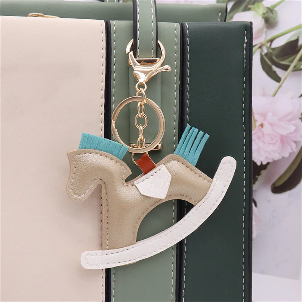 Horse Pony Tassel Keychain