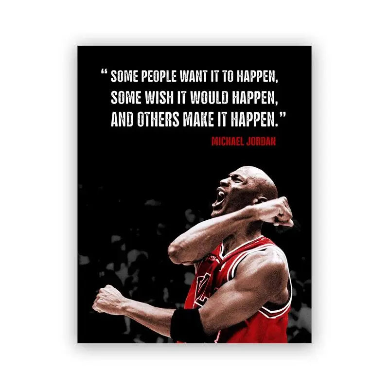 Basketball MJ Slam Dunk Poster
