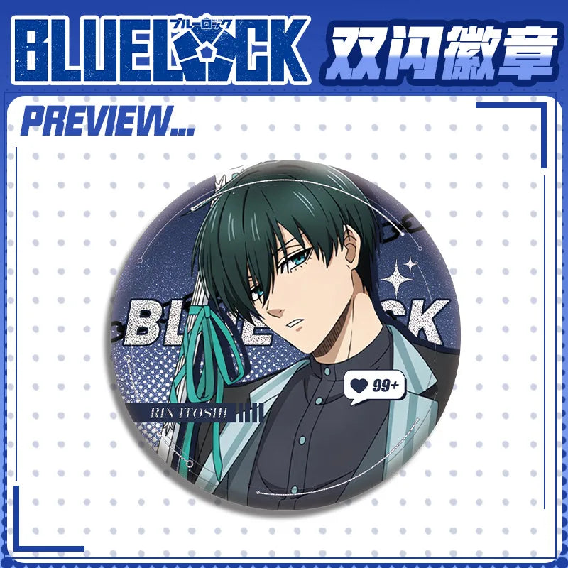 Blue Lock Double Flash Badge