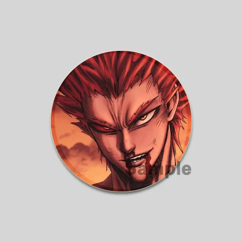One Punch Man Saitama Brooch