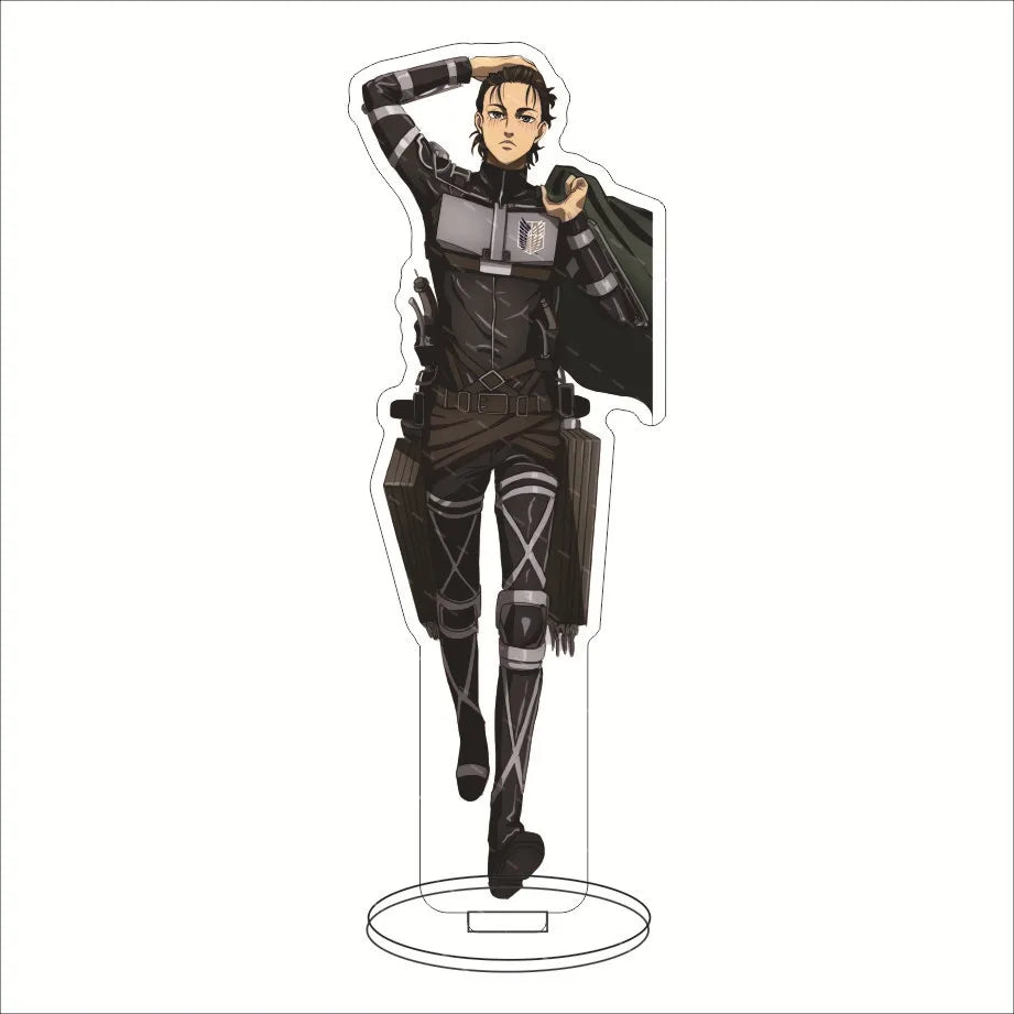 16CM Anime Acrylic Stand Attack on Titan Eren Jaeger Mikasa Ackerman Armin Arlert Connie Springer Cos Figure Ornaments Gifts