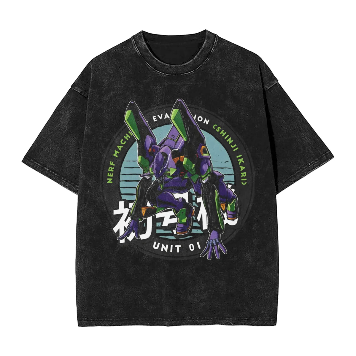 Neon Genesis Evangelion EVA Unit-01 Oversized T-Shirt