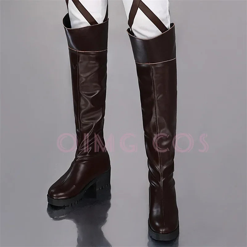 Attack On Titan Eren Jaeger Cosplay Shoes Chinese Anime Style Halloween Game
