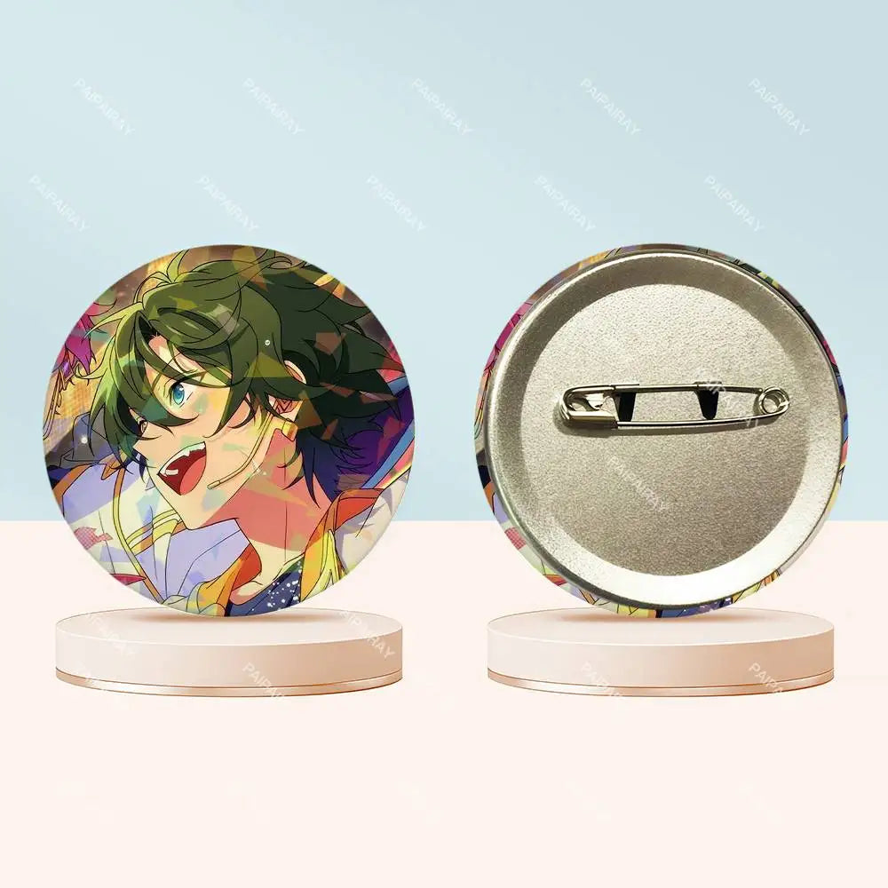 Valkyrie Shu Itsuki Mika Kagehira EnsembleStars Round Badge