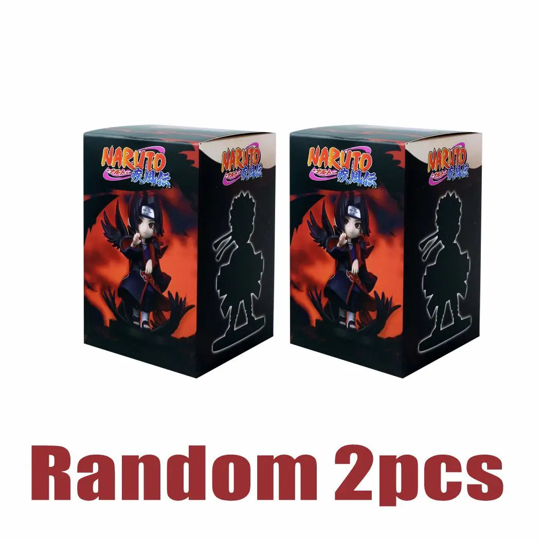 In Stock Blind Box, Bandai Naruto Shippuden Akatsuki Series Anime Figure Peripheral, Naruto Trendy Doll, Creative Desktop Orname
