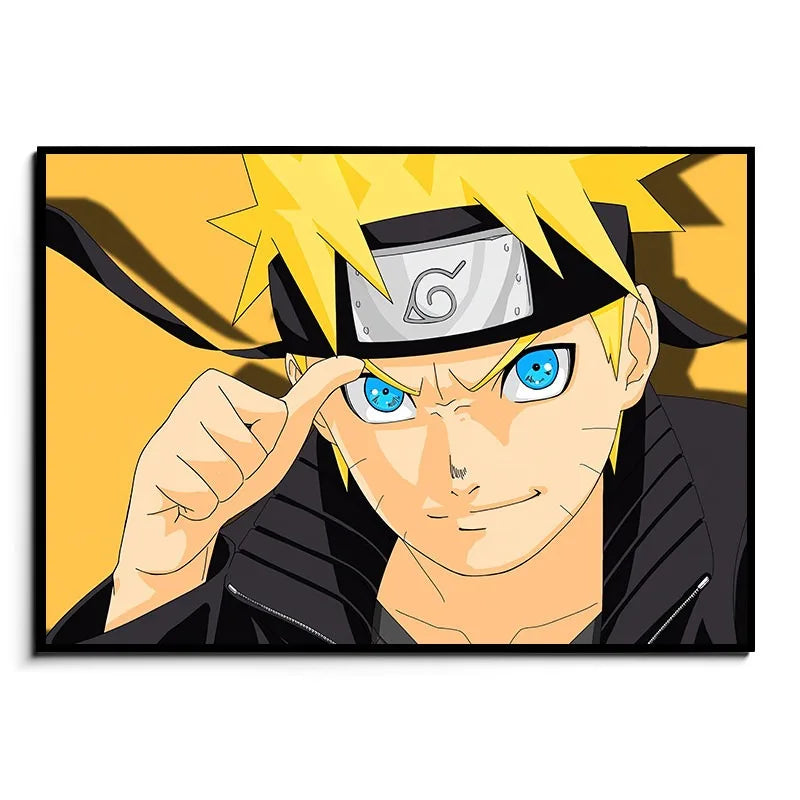 Naruto Uzumaki Frameless Canvas
