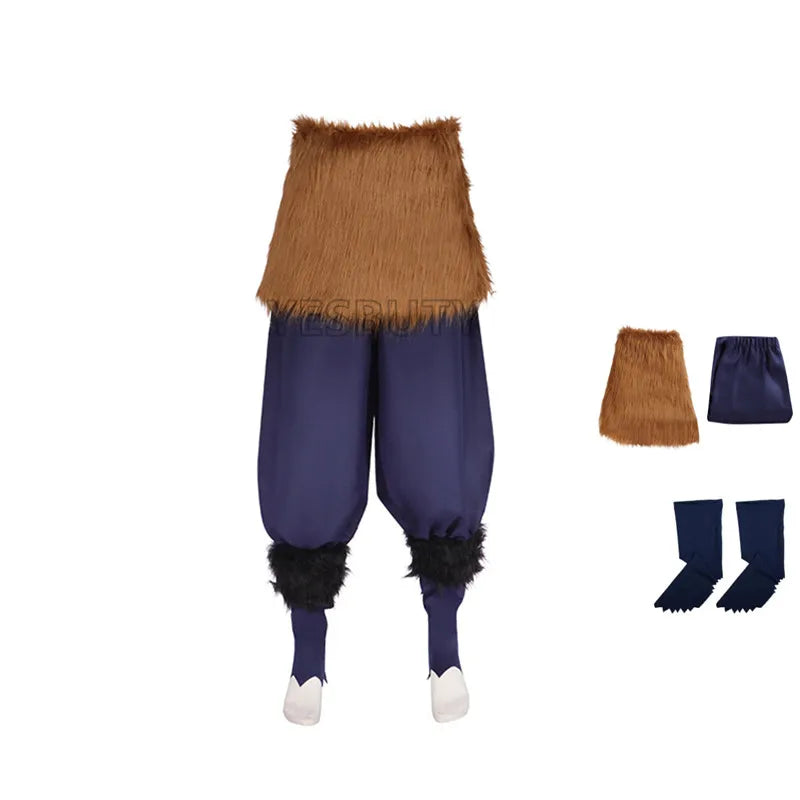 Demon Slayer Hashibira Inosuke Cosplay Costume