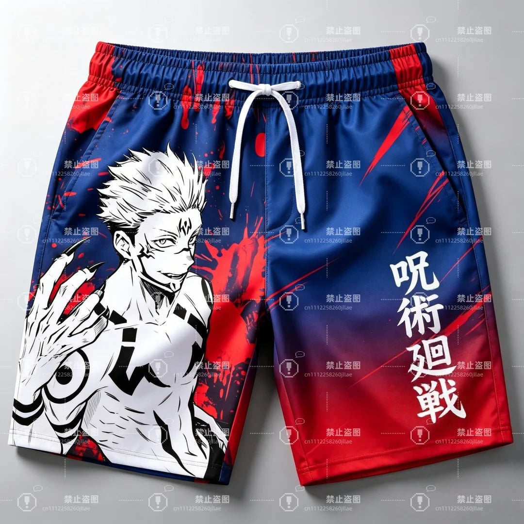 Jujutsu Kaisen Ryomen Sukuna Board Shorts