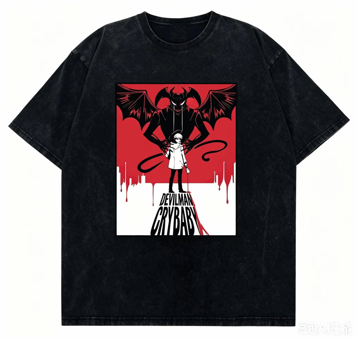 Devilman Crybaby Akira Ryo Oversized T-Shirt