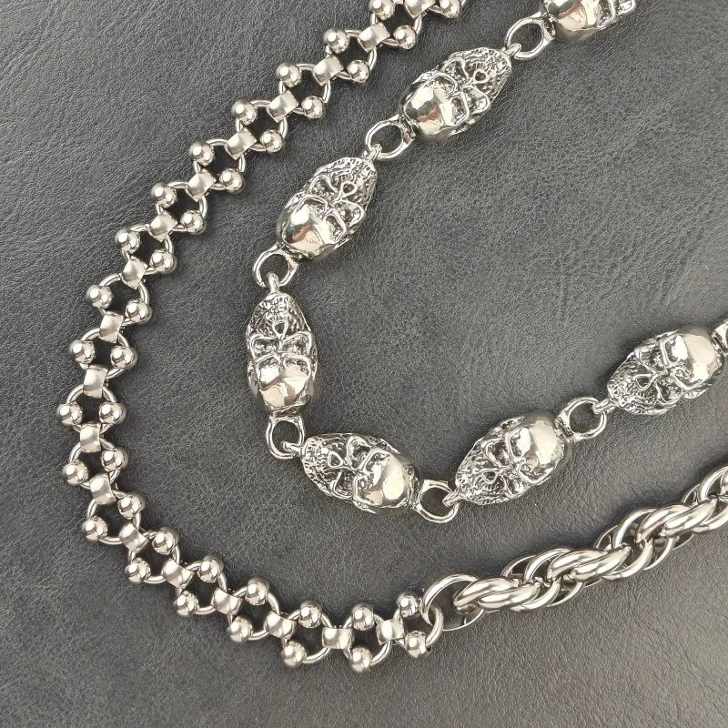 Punk Skull Pants Chain