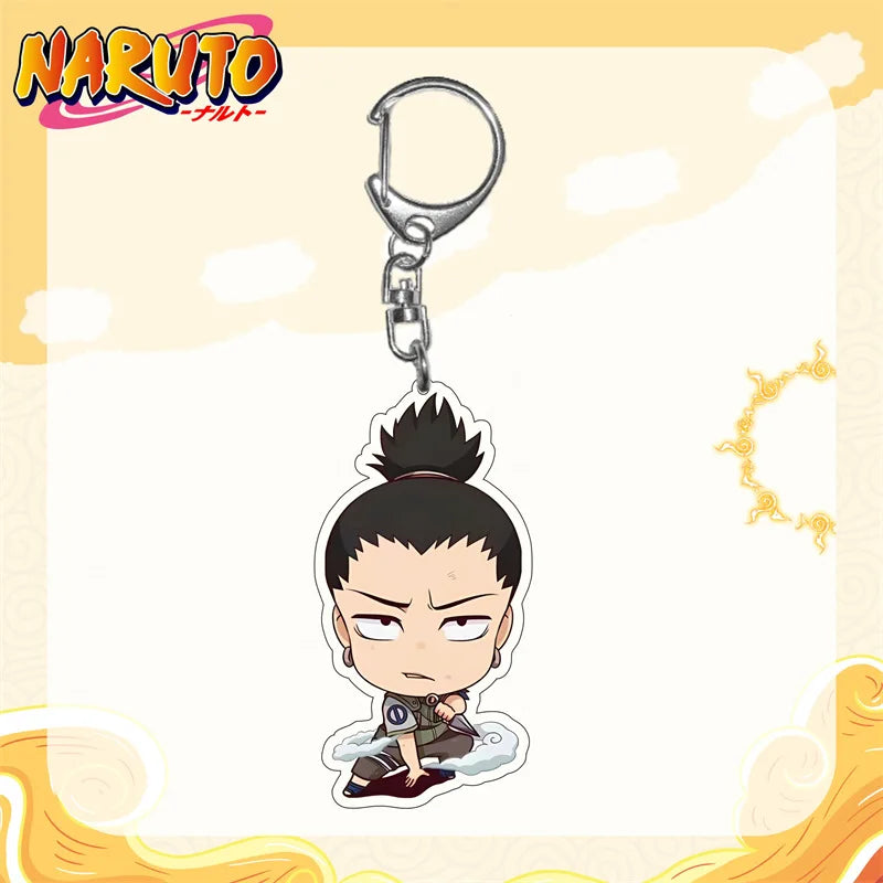 Naruto Anime Akatsuki Uchiha Itachi Acrylic Keychain Fashion Key Ring Bag Charms Girl Pendant Jewelry Cute Creative Friends Gift