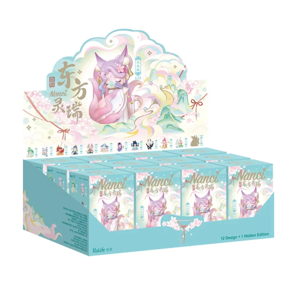 Rolife Nanci Blind Box Oriental Mythological Creatures Action Figure Collectible Doll Toys Surprise Box for Kids Friends Adults