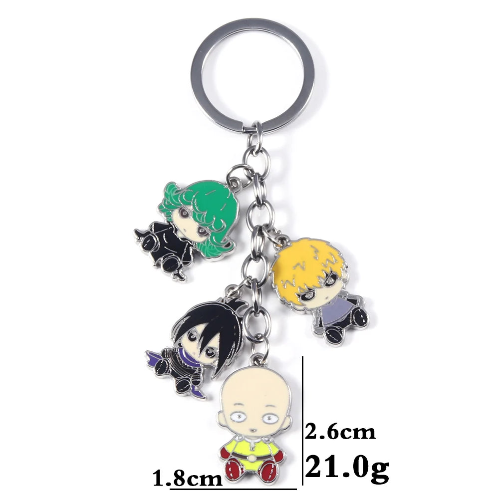 One Punch Man Saitama Keychain