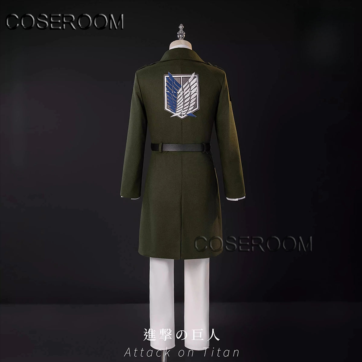 COSEROOM-R Attack on Titan Shingeki no Kyojin Survey Corps Team Cosplay Costume Halloween Party Role Play Outfit