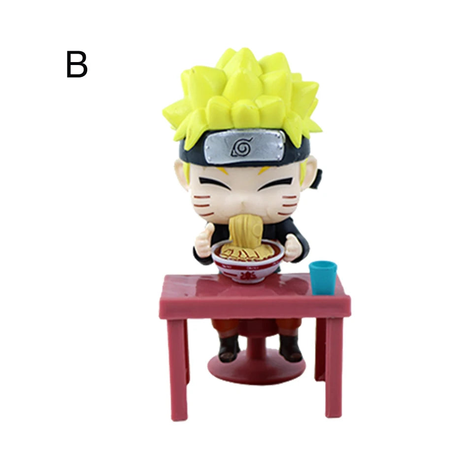 In Stock Naruto Shippuden Ramen Theme Series Blind Box - Chibi Mini PVC Anime Figures - Mystery Sasuke Uchiha & Naruto Toy Gifts