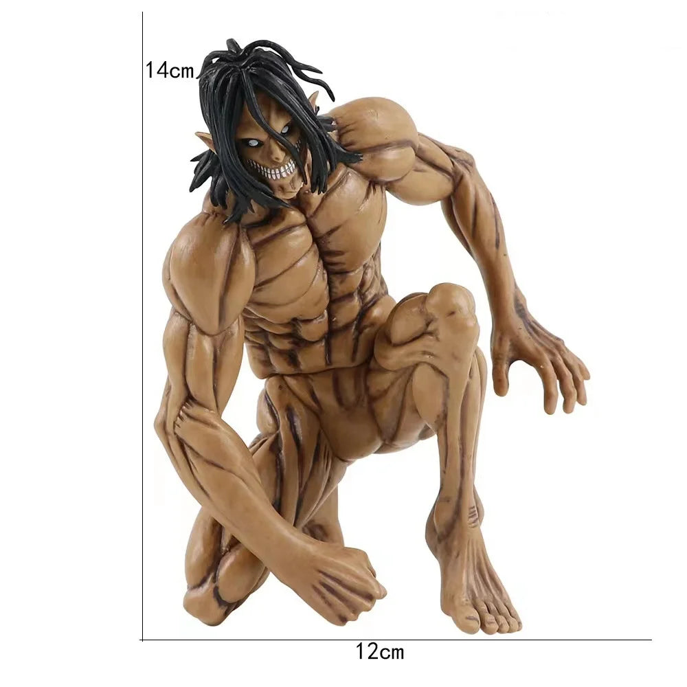Attack On Titan Eren Jaeger Giant Ver. Action Figure Collectible Model Doll Figure Toys For Kids Christmas Gift