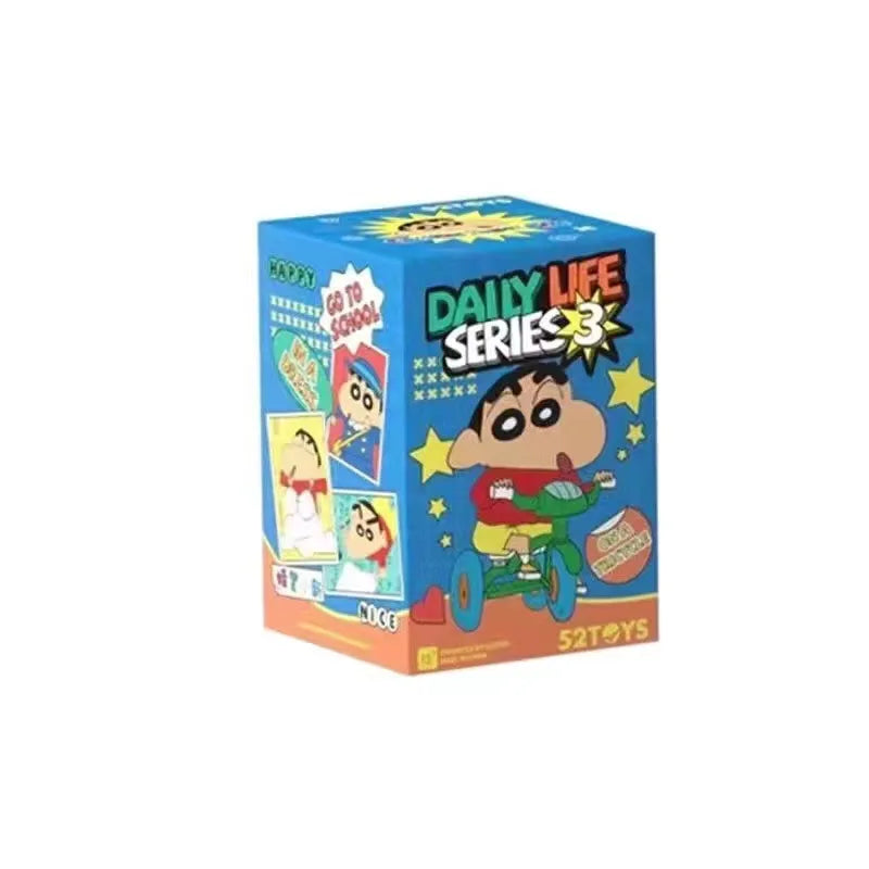 Anime Crayon Shin-chan Blind Box Daily Life Series Third Generation Blind Box Doll Model Hand-made Desktop Ornaments Toy Gift