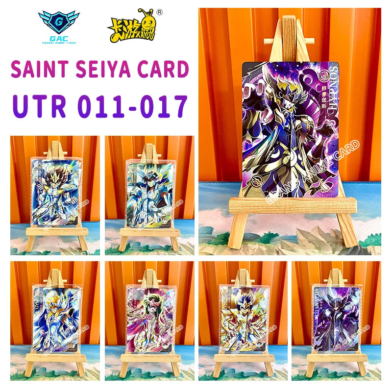 Kayou Saint Seiya Card Full Series Rare BP MR QR UR PR AR SSR SR R UTR Card Anime Collection Card Game Children's Toy Gift