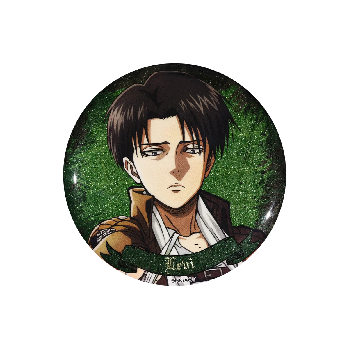 58mm Anime Attack on Titan Eren Jaeger Armin Arlert Erwin Smith Hange Zoe Cosplay COSTUME Badge Pin SPTE Tinplate Brooch Prop