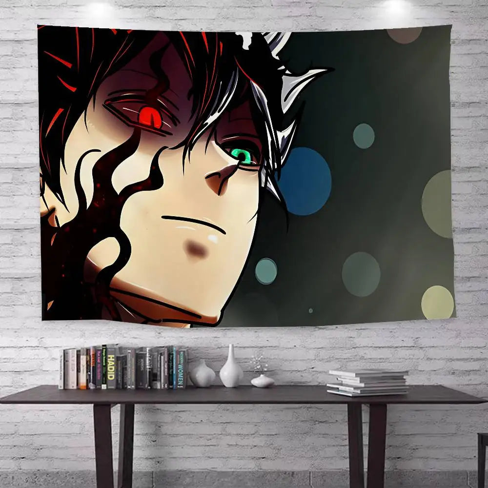 Black Clover Bohemian Tapestry