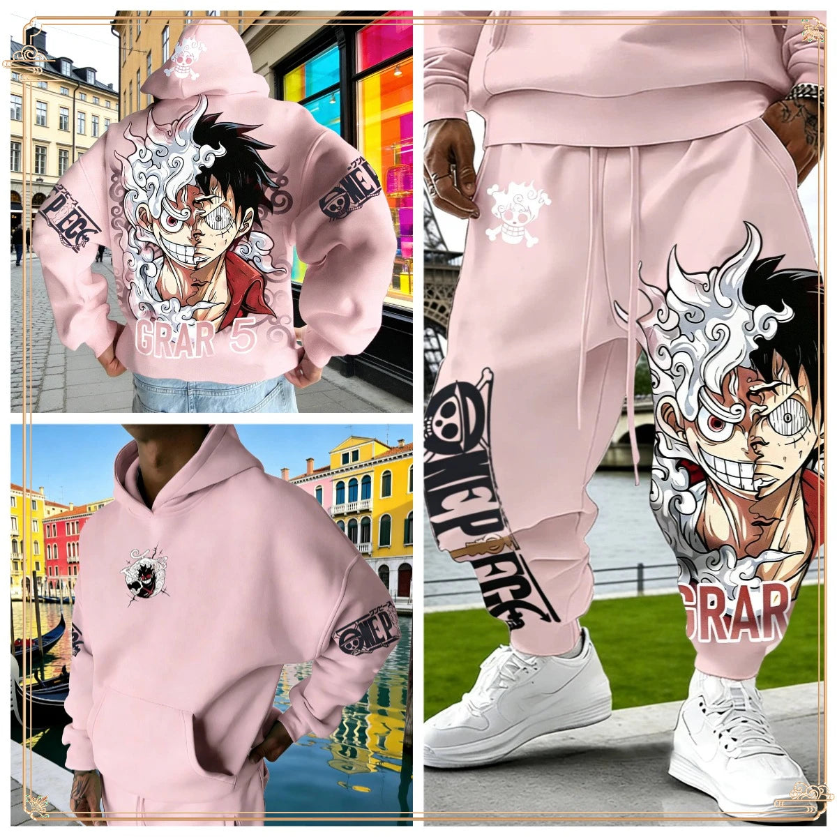One Piece Luffy Gear 5 Tracksuit