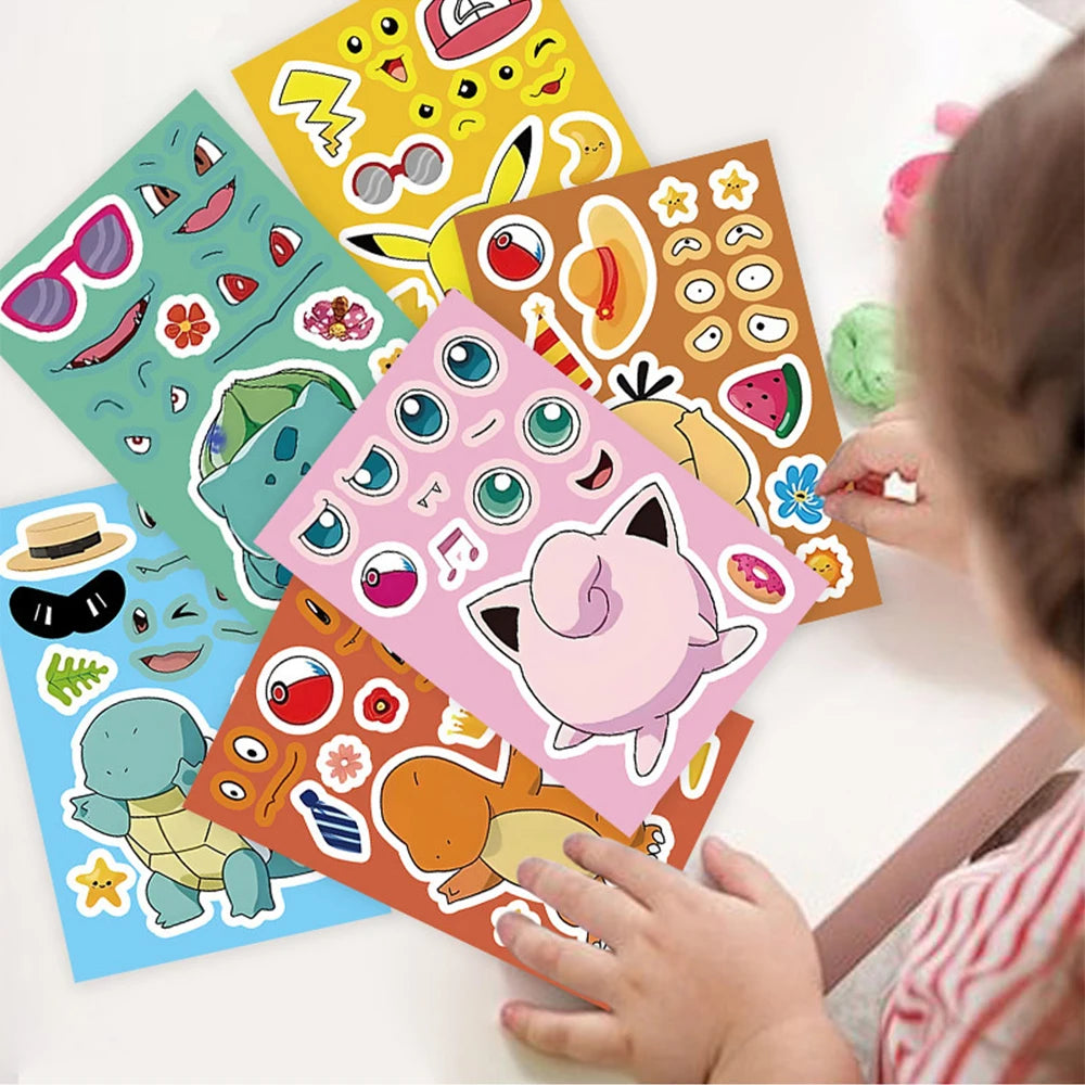 Pokemon Pikachu Puzzle Stickers