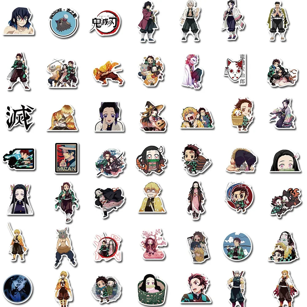 Demon Slayer Graffiti Stickers