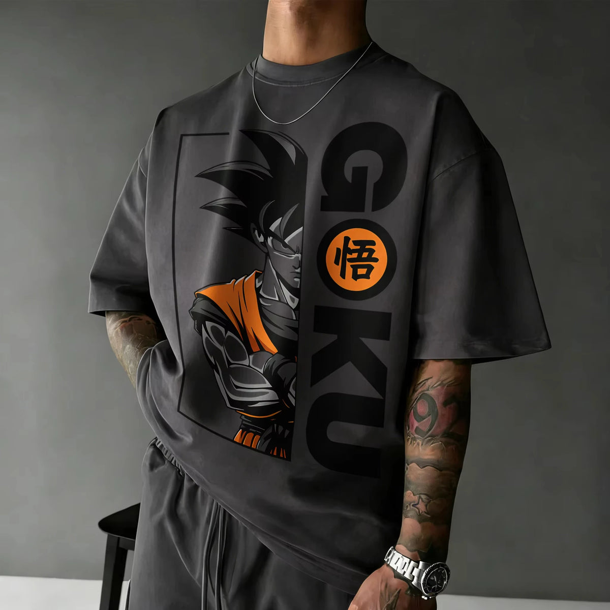 2026 New Summer Dragon Ball 40th Anniversary Wukong 100% Cotton Anime Printed T-shirt Extra Size Casual Streetwear Unisex Y2k