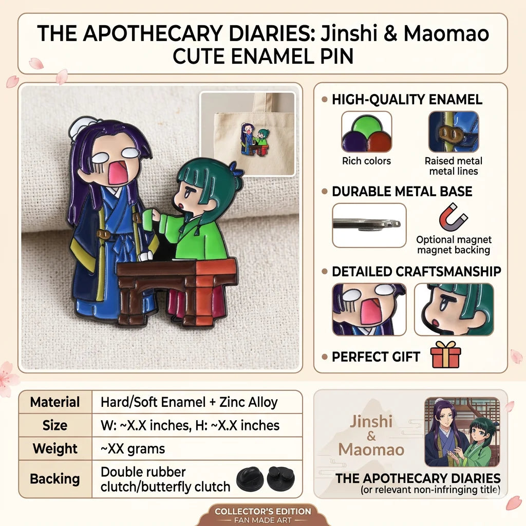 The Apothecary Diaries Maomao Enamel Pin