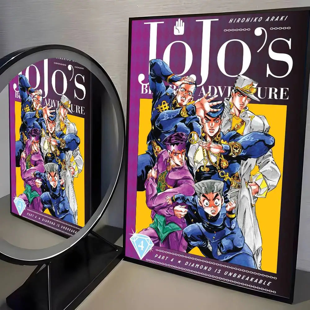 JoJo’s Bizarre Adventure Retro Canvas