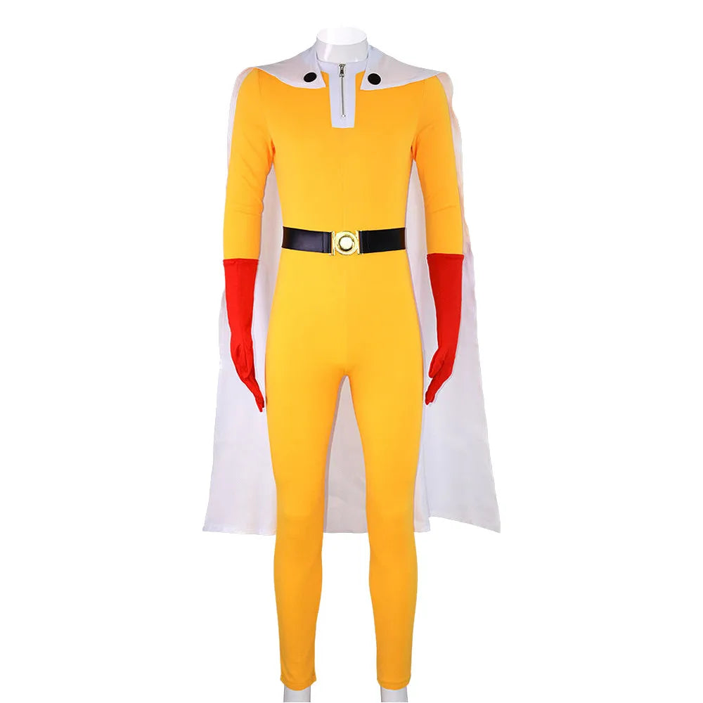 One Punch Man Saitama Cosplay Suit