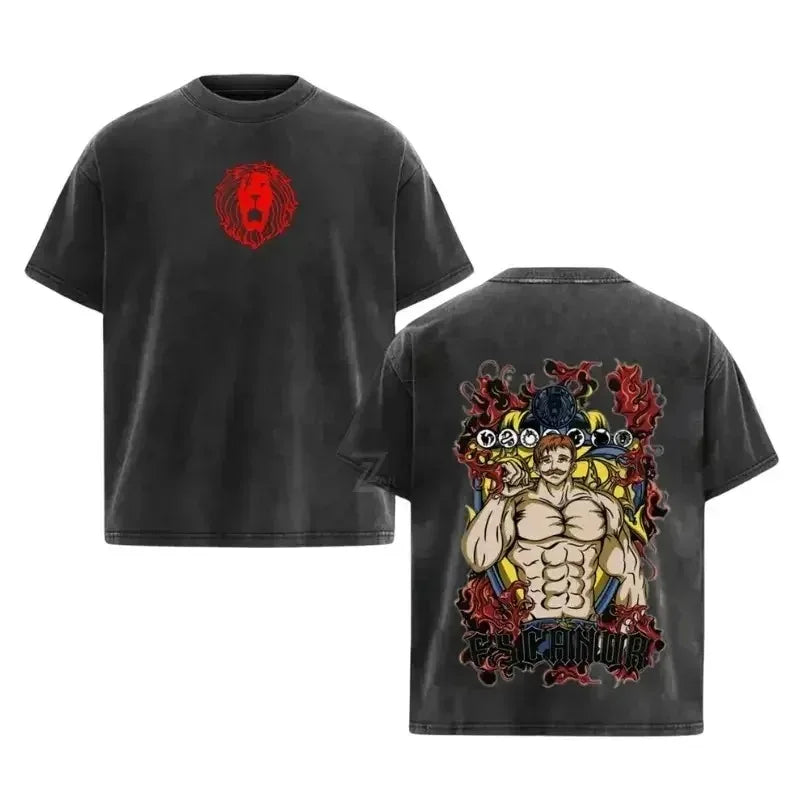 The Seven Deadly Sins Escanor Vintage Washed T-Shirt
