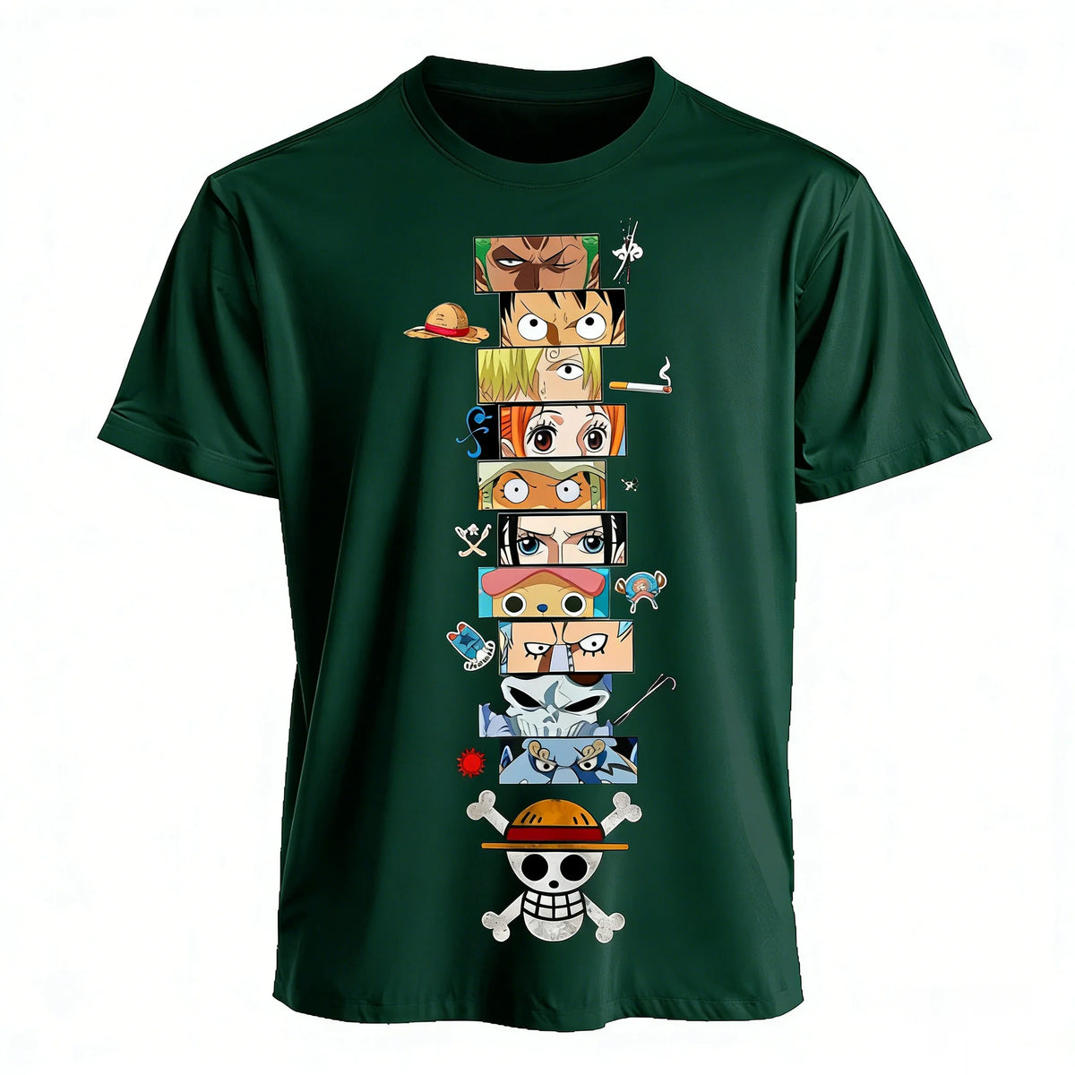 2026 One Piece Anime Luffy Zoro Ace T Shirt Men Summer Cotton Short Sleeve Graphic Tee Harajuku Streetwear Vintage Casual Tops