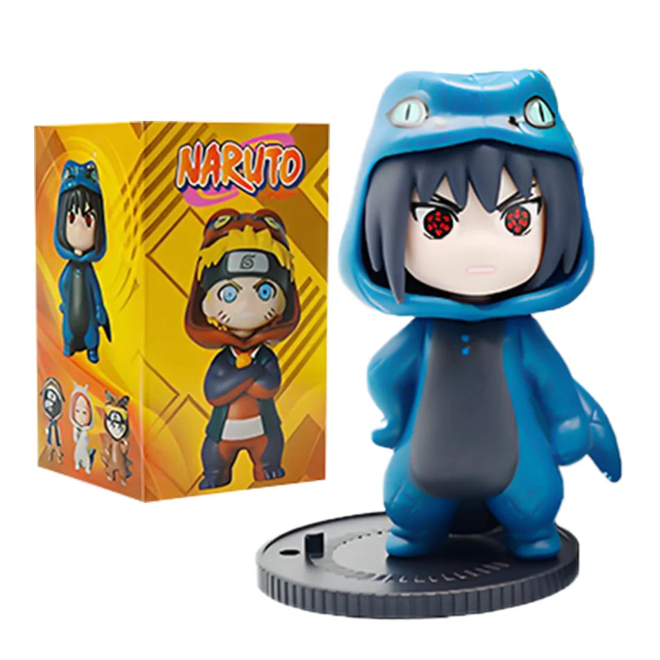Hot Naruto Blind Box Figures Model Ornament Anime Uchiha Sasuke Sakura Cosplay Action Figurine Model Toys Decorations Gifts