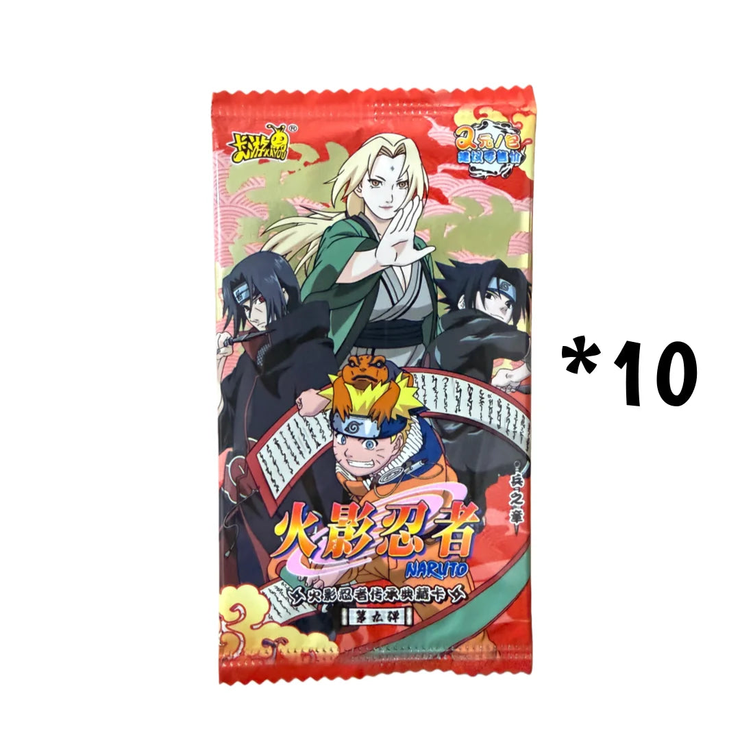 KAYOU Naruto Card Soldier Chapter 9th Generation CR Uzumaki Naruto Sasuke Collection Card Full Box Blind Box