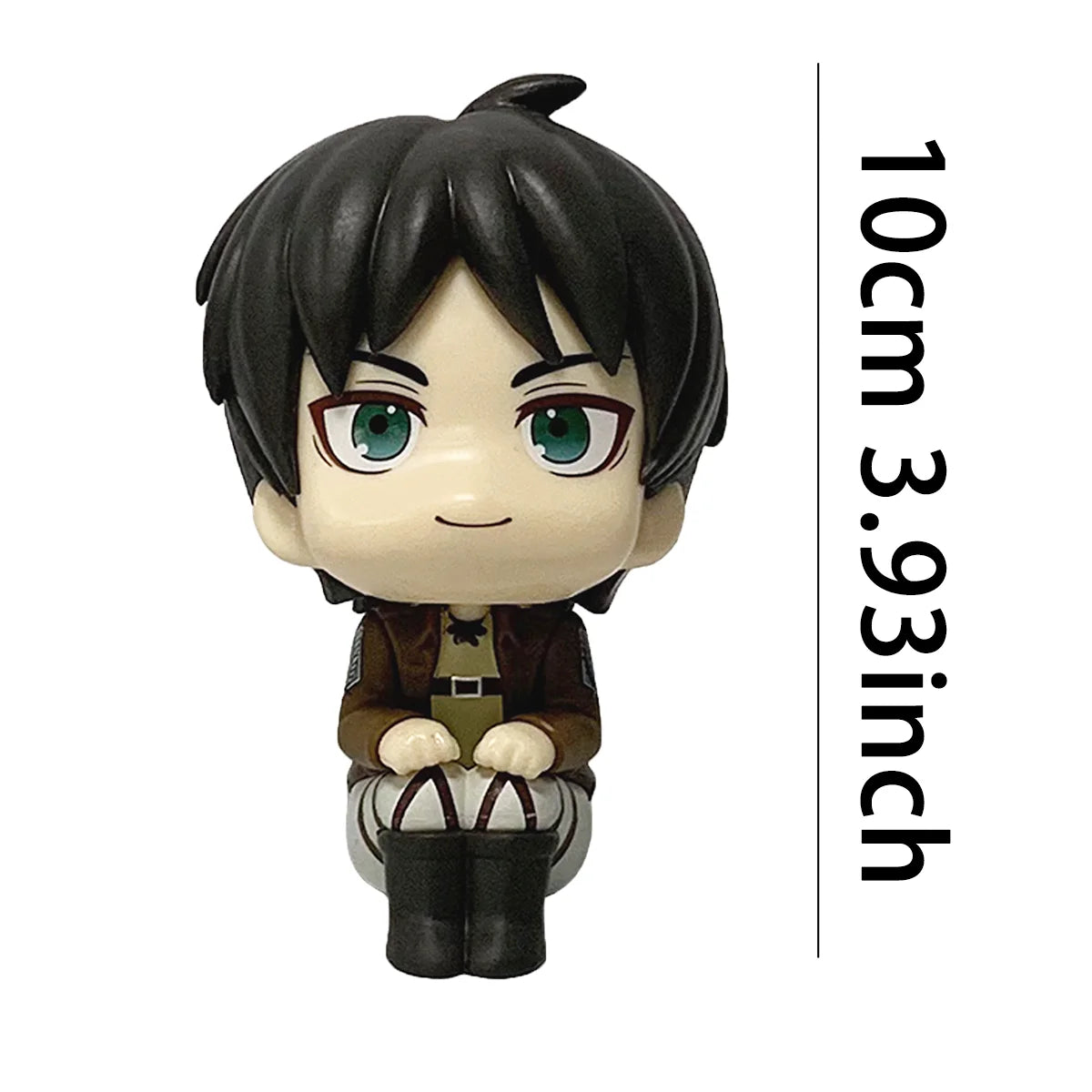 Attack on Titan Eren Jaeger Levi Ackerman Lookup Series Anime Action Figure Model Statue Desktop Ornament Collectible Small Gift Halloween Christmas Valentine's Day Gift Decoration
