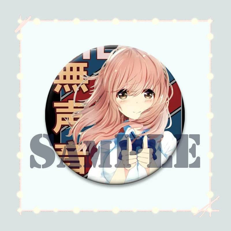 A Silent Voice Ishida Shouya Button Pin