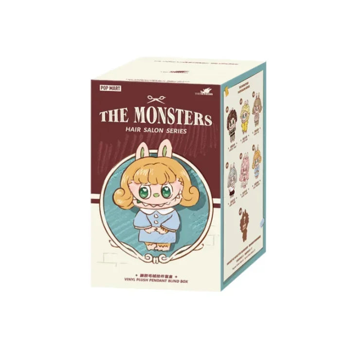 POPMART LABUBU THE MONSTERS HAIR SALON SERIES VINYL PLUSH PENDANT BLIND BOX Mystery Box Doll Cute Anime Figure Ornaments Gift