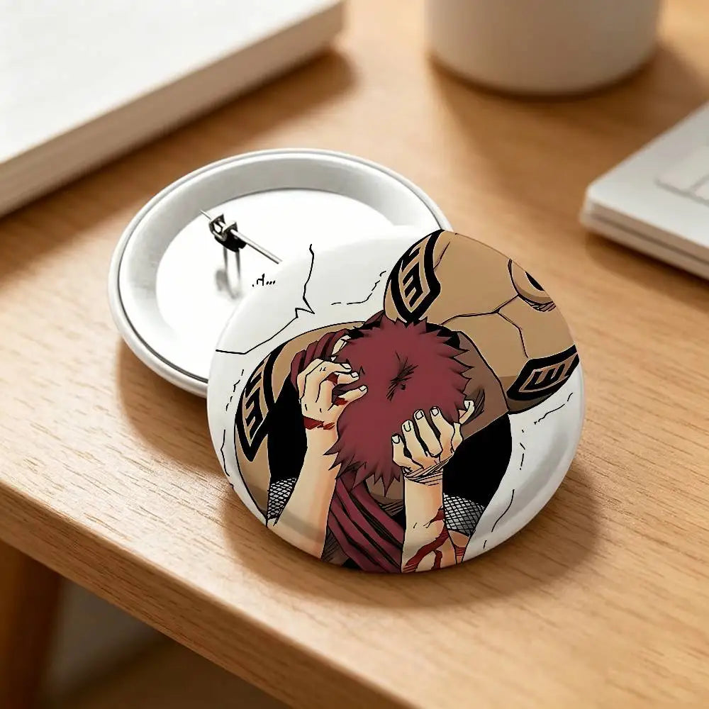 G-Gaara Badges Tinplate Soft Button Pin Brooch Metal Badge Custom Jewelry Accessories Hat Bag Lapel