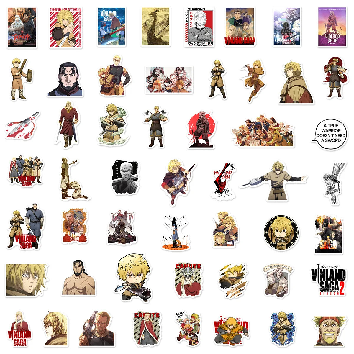 Vinland Saga Anime Stickers