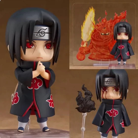 Nendoroid 820 Uchiha Itachi 1481 Deidara Chibi Action Figure Naruto Shippuden Akatsuki Figures Set Anime Model Ornament Toy Gift