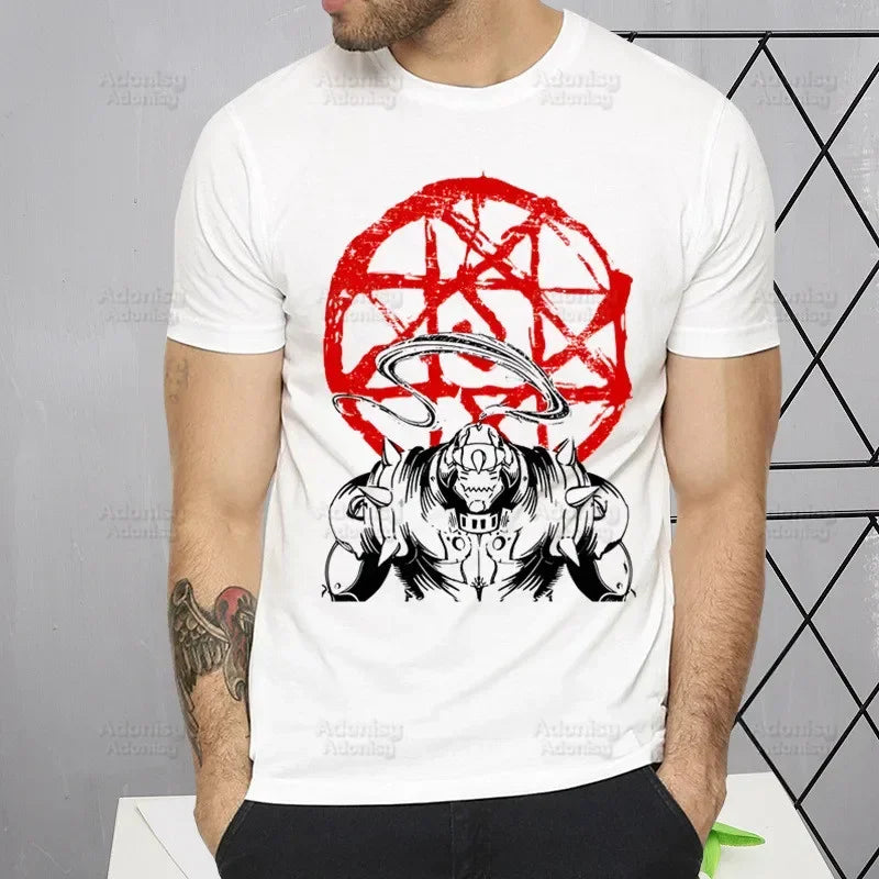 Fullmetal Alchemist Alphonse Elric T-Shirt – Harajuku Short Sleeve