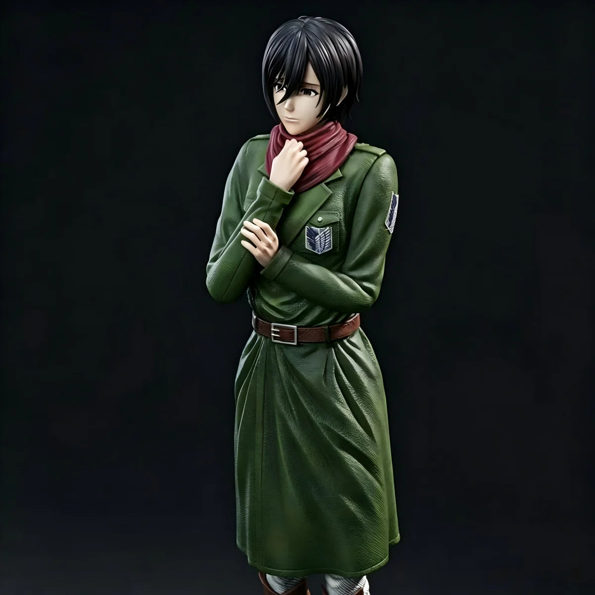 Attack On Titan Hate You Ver. Mikasa Ackerman Articulated PVC Anime Figure Statue 29CM / 11.42Inch Collectible Model Toy Gift