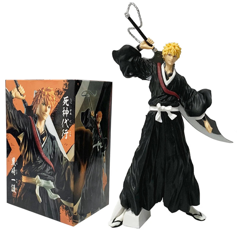 21cm Bleach Anime Figure Kurosaki Ichigo Action Figures Model Figurine PVC Collection Ornament Doll Fans Birthday Gifts Toys