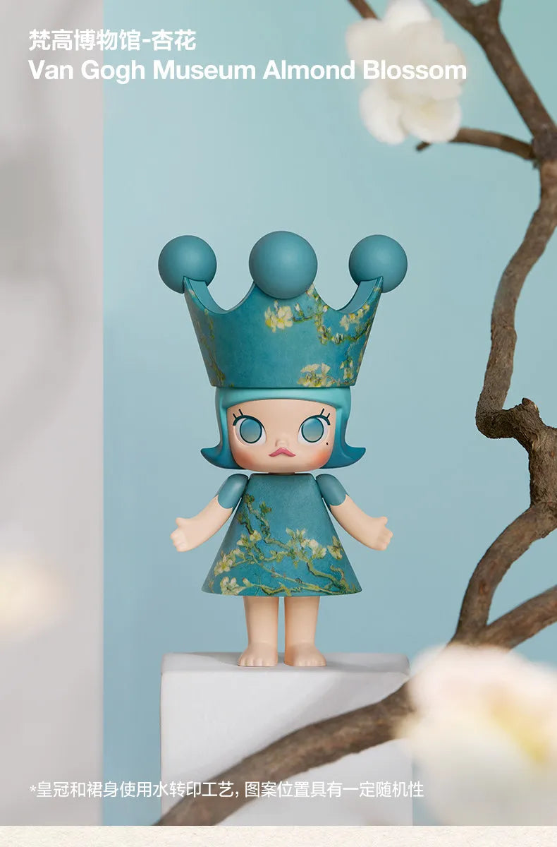 Genuine POP MART MEGA ROYAL MOLLY 100% Anniversary 1th Series Blind Box Anime Figure Ornament Collection Cute Toys Gift